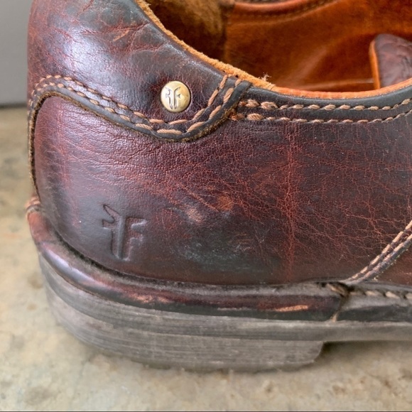 Frye Hunter Lace Leather Lace Up Casual Shoes Size 8.5 - Picture 9 of 14